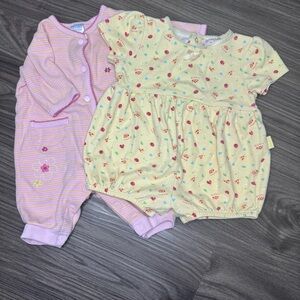 Vintage Carters baby romper bundle